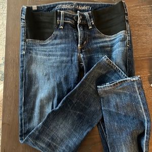 MATERNITY: Citizens of Humanity racer skinny maternity jeans